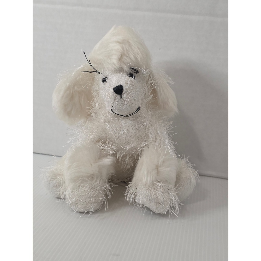 Ganz Webkinz White Poodle HM014 Plush Stuffed‎ Animal No Code